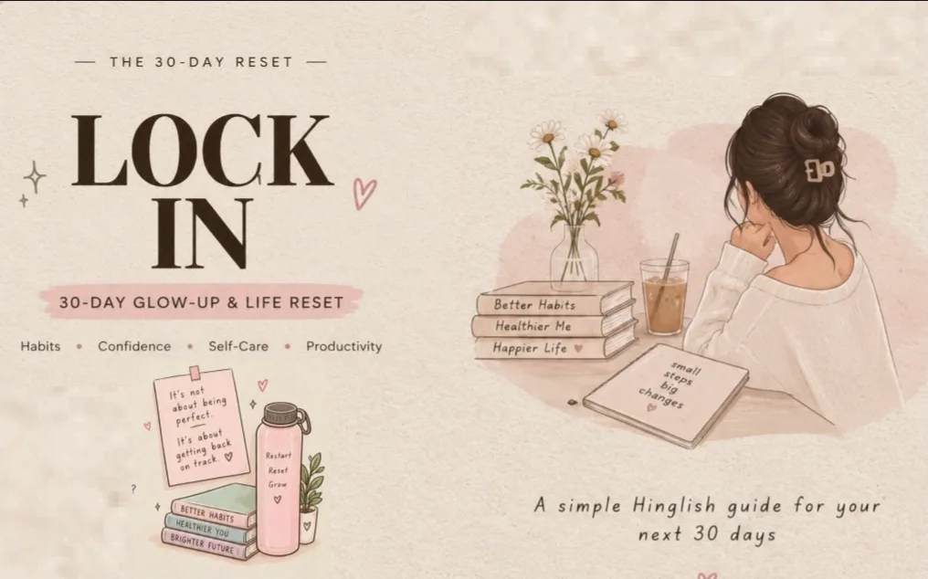 LOCK IN — 30-Day Glow-Up & Life Reset