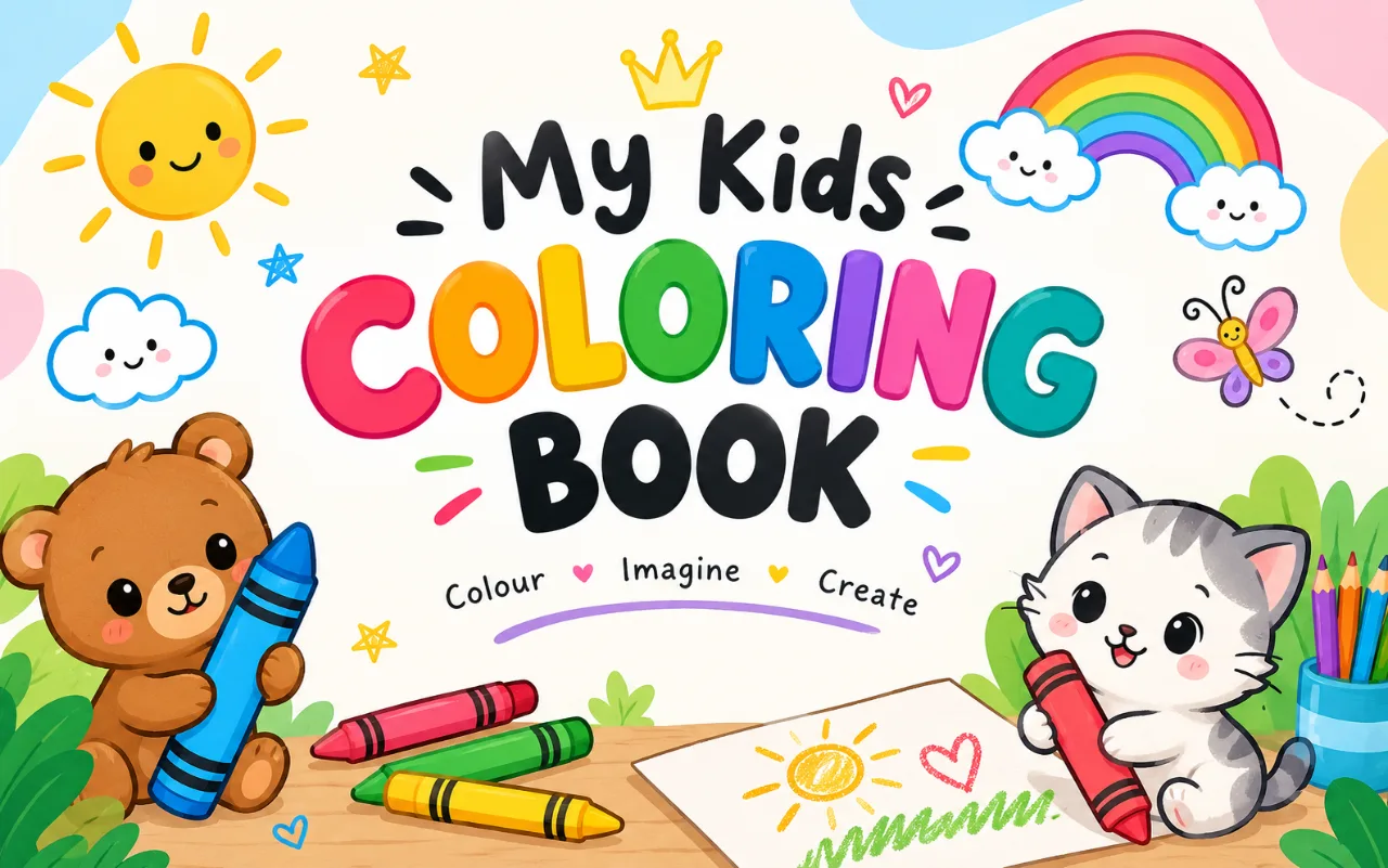 My Kids Coloring Book