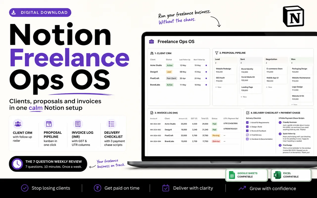 Notion Freelance Ops OS