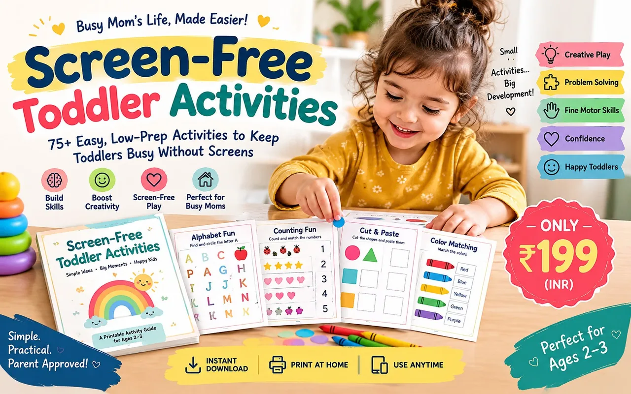 Screen-Free Toddler Activities