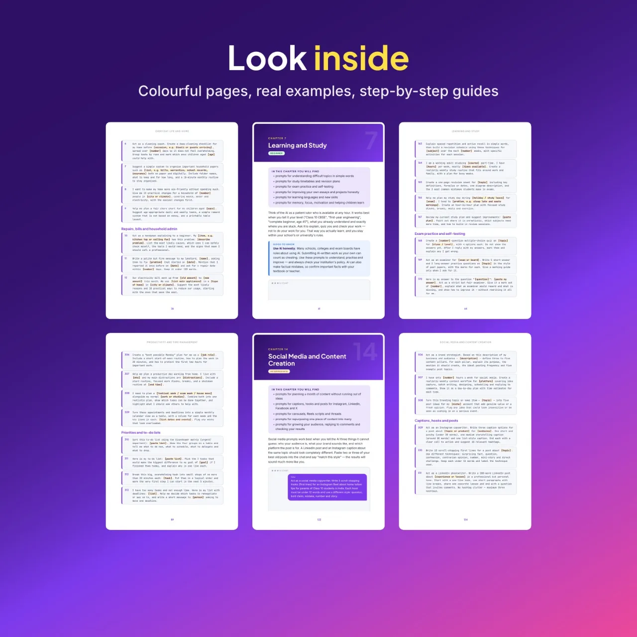 1000 AI Prompts for Business, Work and Daily Life: preview 2 of 3