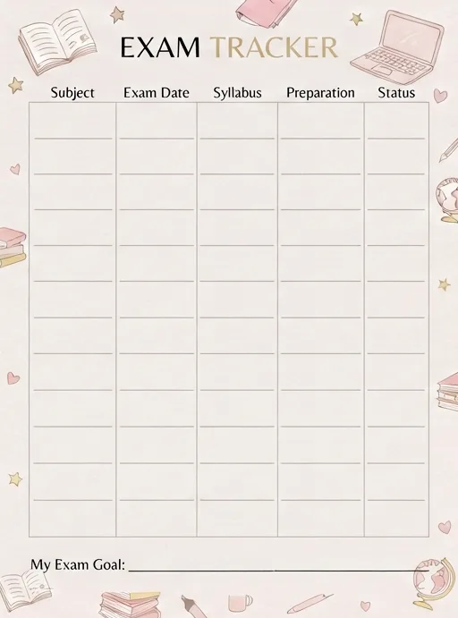 2027 College Student Planner | Digital PDF Planner for College Students: preview 3 of 3