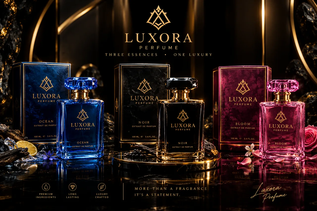LUXORA Studio — Premium 3D Perfume Mockup Bundle | 4K Product Visuals, Hero Banners & Promo Video: preview 4 of 4